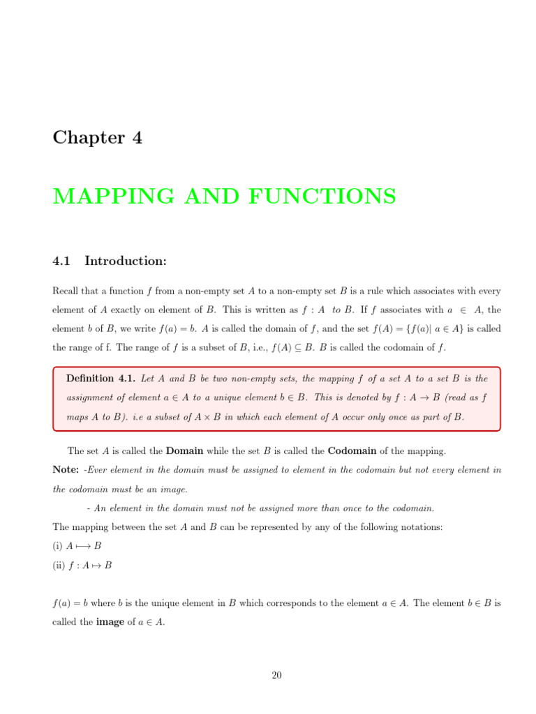 4 & 5 | PDF | Function (Mathematics) | Set (Mathematics)