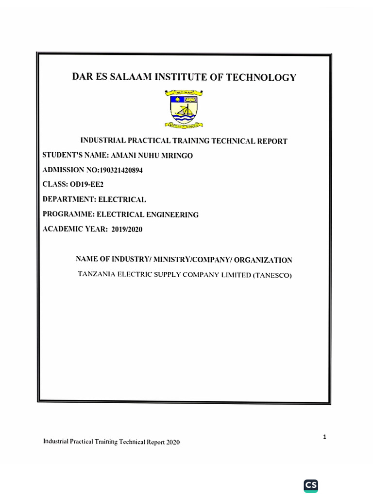 Ipt Report Sample | PDF