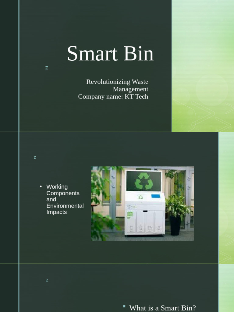 Smart Bins: Future of Waste Management | PDF