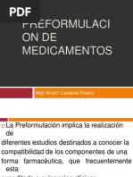 Preformulacion de Medicamentos