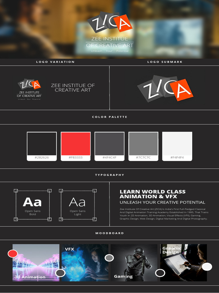 VFX and Animation Training at ZICA | PDF