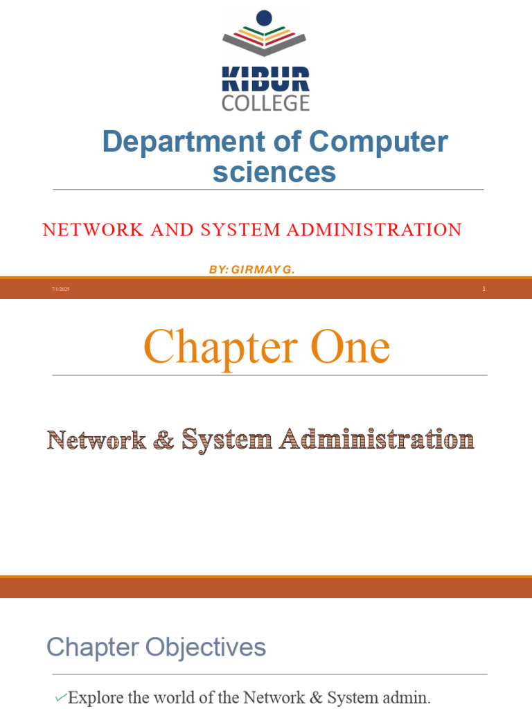 Chapter 1 System Administration (1) | PDF | Booting | System Administrator