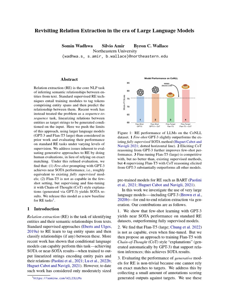 Large Language Models for Relation Extraction | PDF | Computational ...