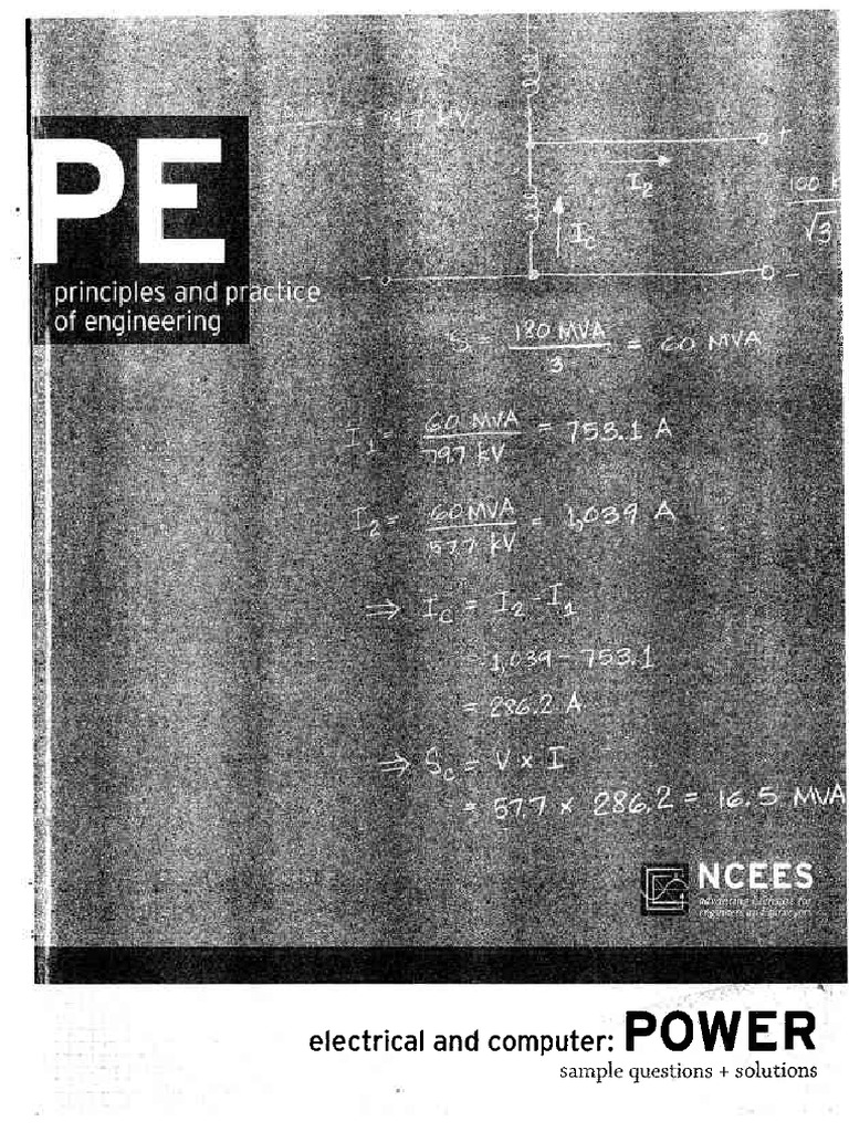 Practice Exam PE POWER | PDF