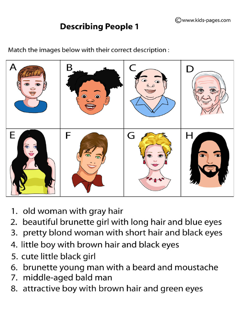Describing People 1 | PDF