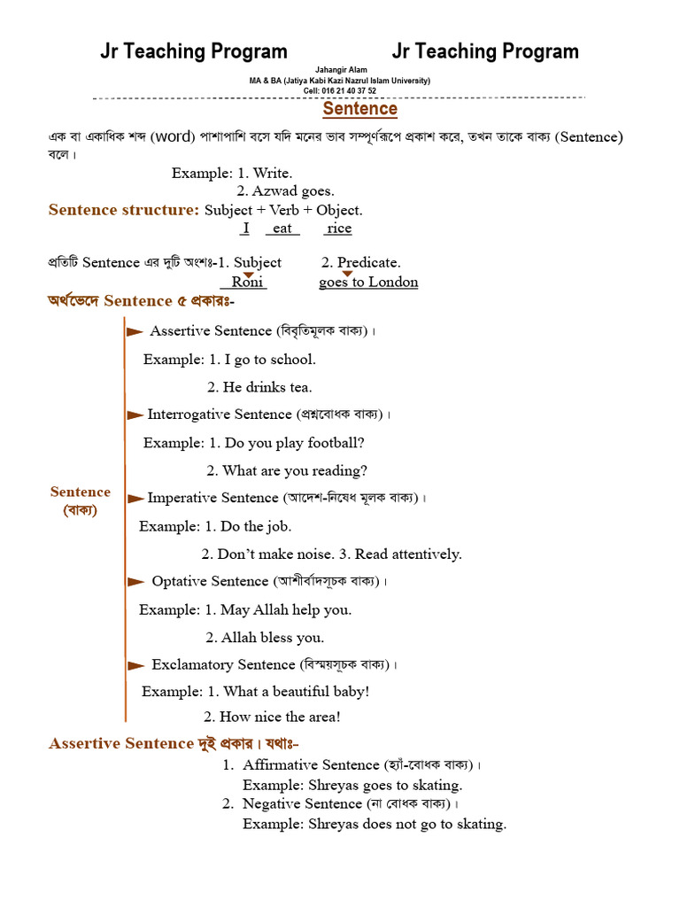 Sentence | PDF