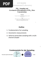 NIOSH Method 0500 for Total Dust Sampling | PDF | Particulates | Dust