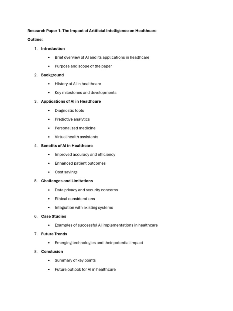 AI's Transformative Role in Healthcare | PDF | Artificial Intelligence ...