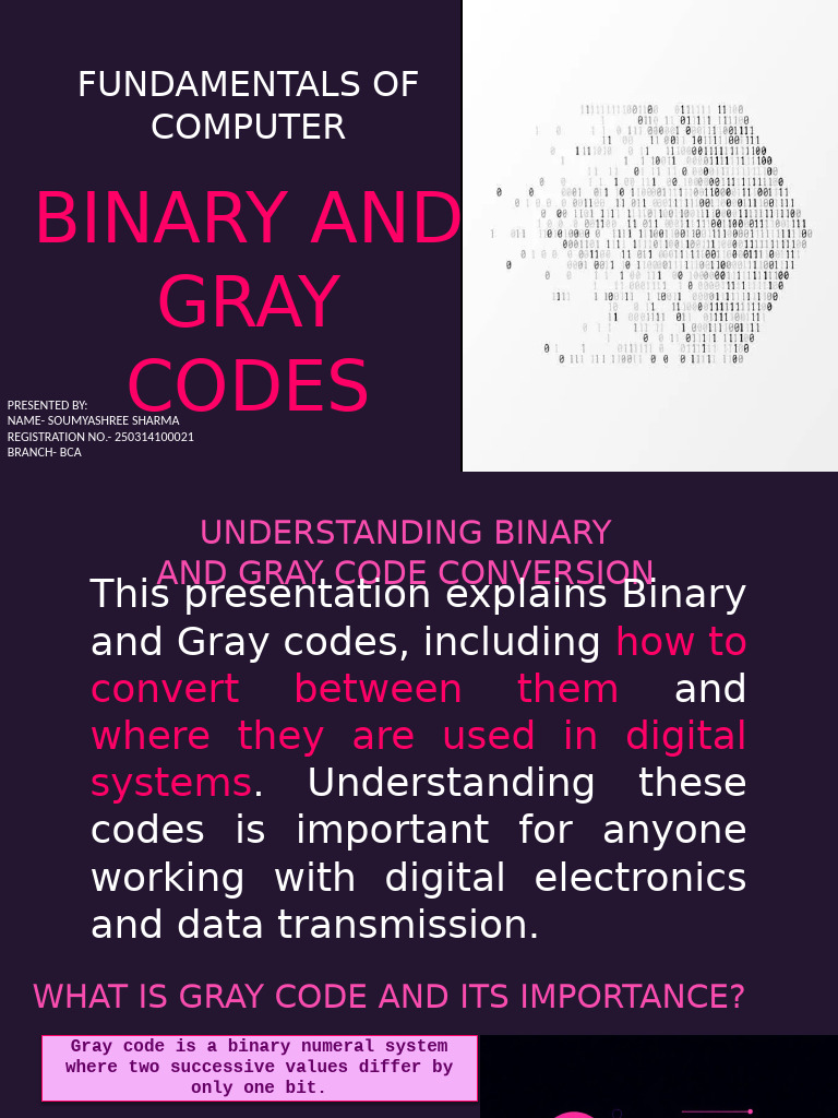 Binary and Gray Code Basics | PDF | Bit | Computer Data