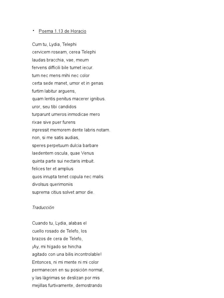 Poemas de Horacio y Séneca | PDF | Religión y creencia