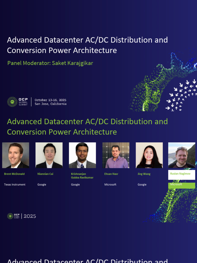 Advanced Datacenter Power Architecture | PDF | Data Center | Power Supply