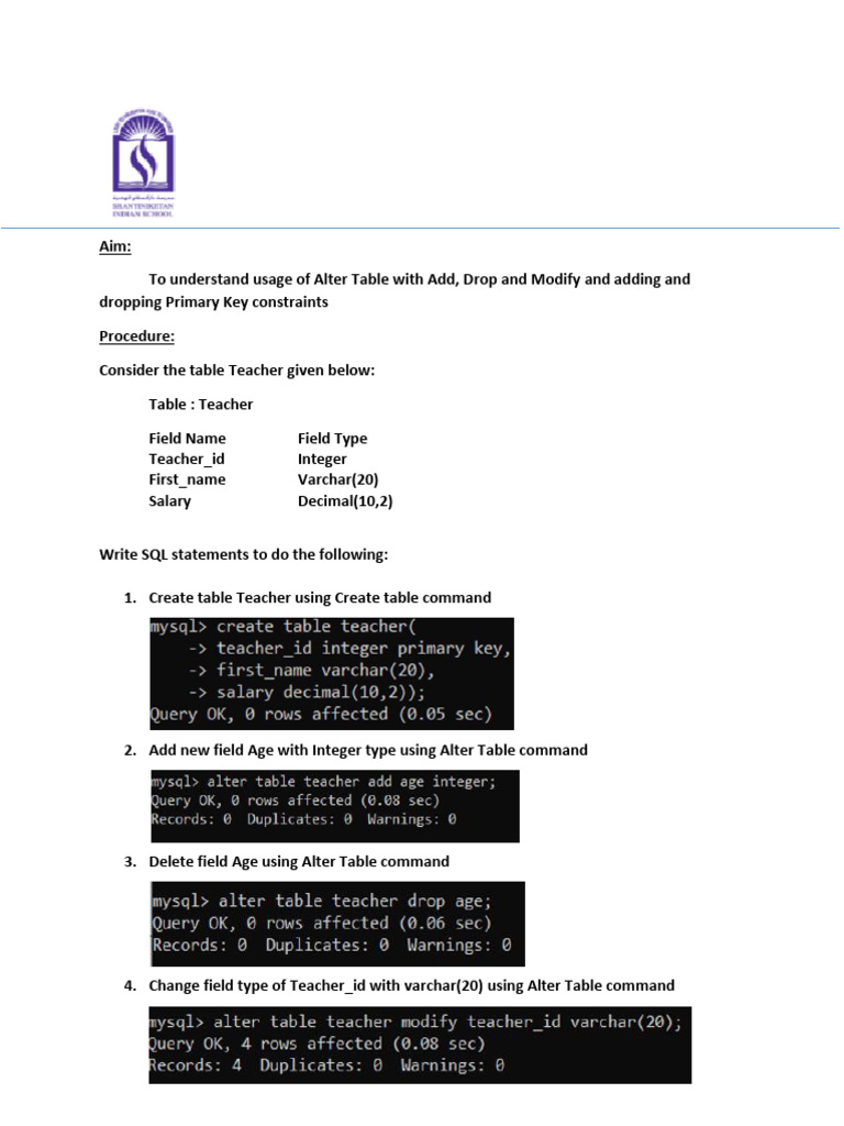 Database Management Concepts-Practical_6 | PDF