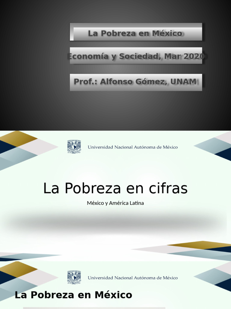 Pobreza en México: Cifras y Clases Sociales | PDF