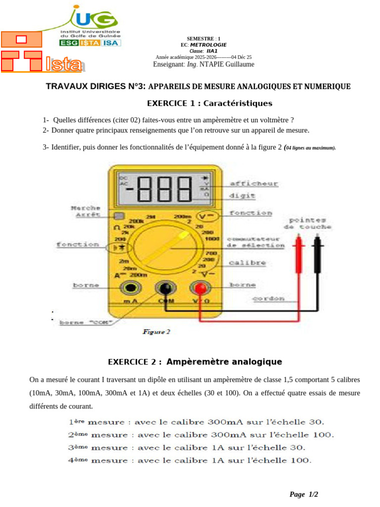 Mesures et Incertitudes en Métrologie | PDF | Grandeur physique ...