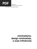 Minimalismo Design Minimalista e Suas Influencias