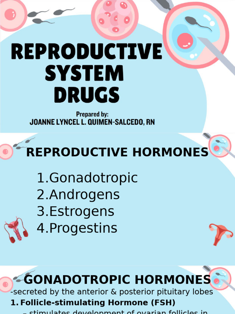 Overview of Reproductive Hormones | PDF | Combined Oral Contraceptive ...
