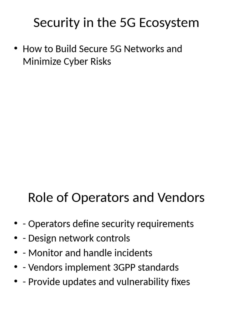 5G Network Security Strategies and Risks | PDF
