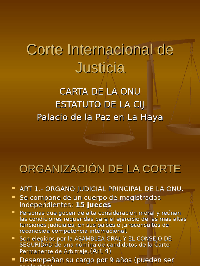 Corte Internacional de Justicia | PDF | Justicia | Crimen y violencia