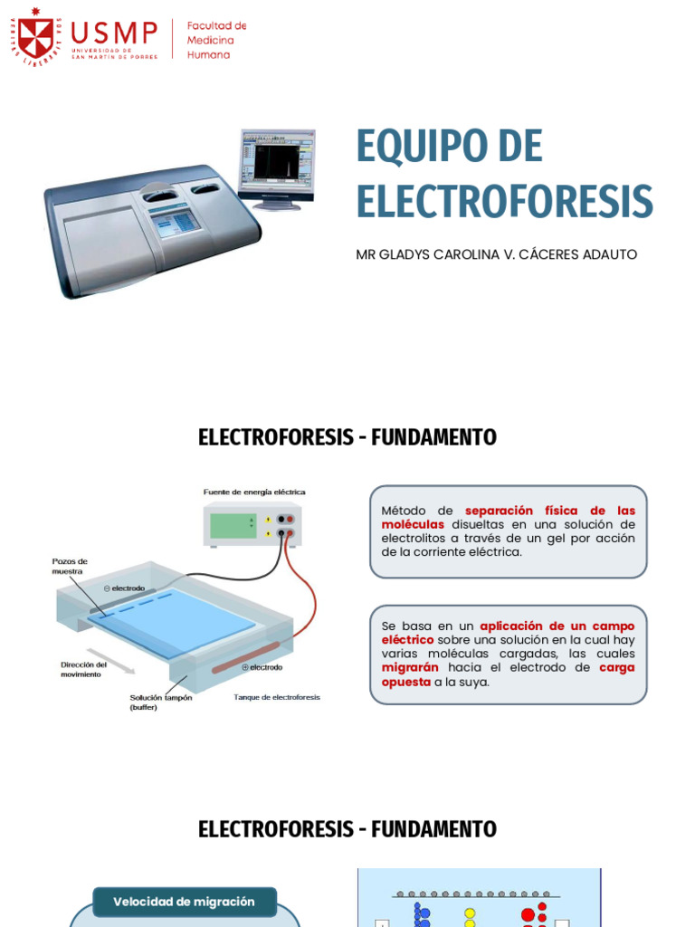Electroforesis 14.10.22 | PDF | Electroforesis | Química Física