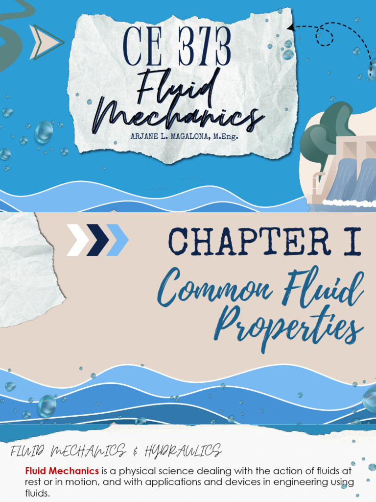 Fluid Mechanics and Hydraulics Overview | PDF | Density | Fluid Dynamics