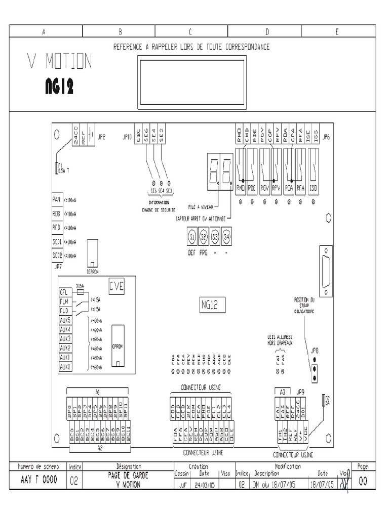 MEA V Motion NG12 Diagramas | PDF