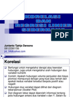 Korelasi Dan Regresi Sederhana