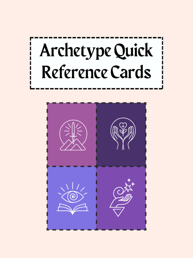 Archetype Reference Cards Guide | PDF
