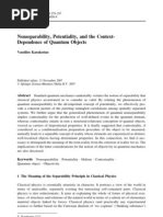 Download Karakostas_Nonseparability Potentiality and the Context Dependence of Quantum Objects by karakost8903 SN9635854 doc pdf