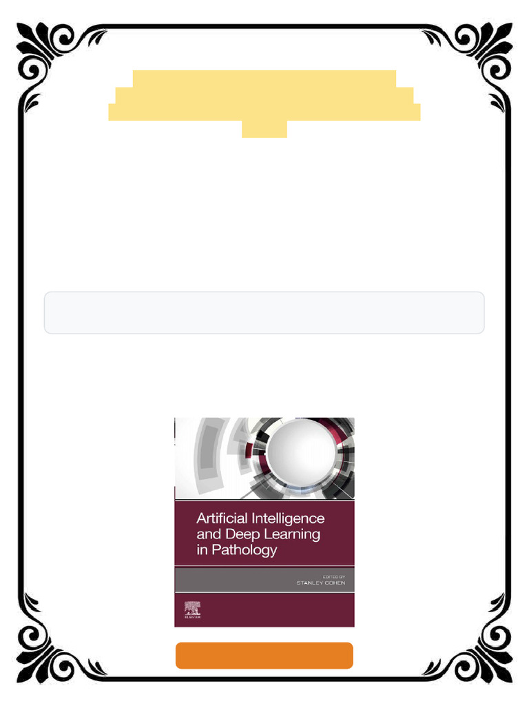 Artificial Intelligence and Deep Learning in Pathology 1st Edition ...