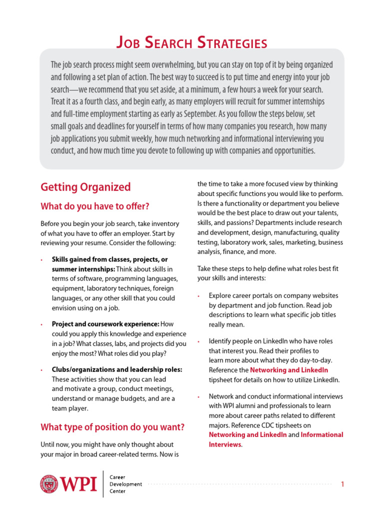 Effective Job Search Strategies Guide | PDF | Cost Of Living | Linked In
