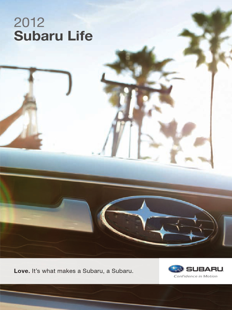 Subaru_US Full Line_2012 | PDF | Fuel Economy In Automobiles | Vehicle ...
