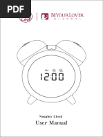 Digital Alarm Clock Setup Guide | PDF