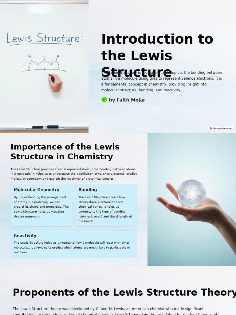 Understanding Lewis Structures in Chemistry | PDF | Chemical Bond ...