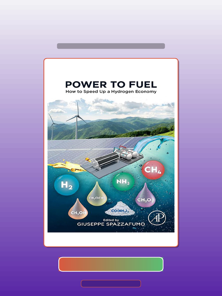 Power to Fuel How to Speed Up Hydrogen Economy 1st Edition HQ File Exam ...