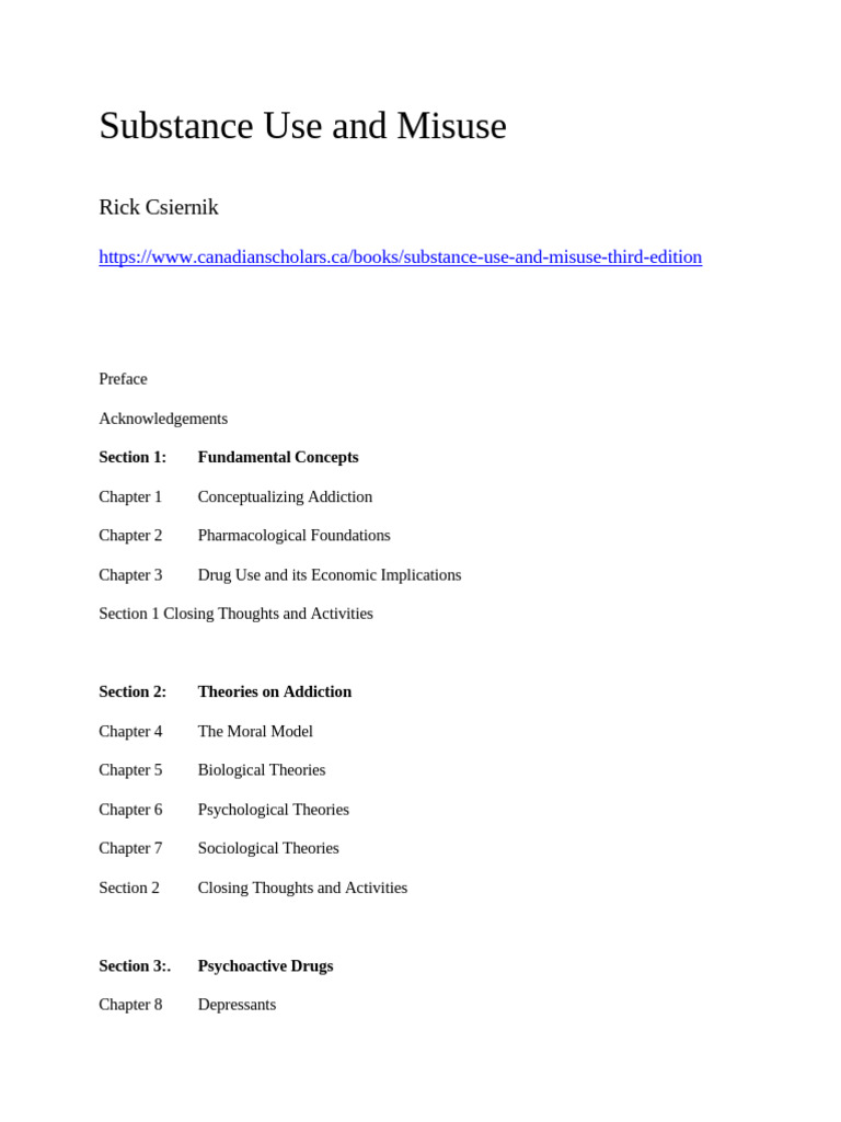 Understanding Substance Use and Addiction | PDF | Substance Abuse ...