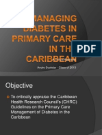 Managing Diabetes in Primary Care in The Caribbean