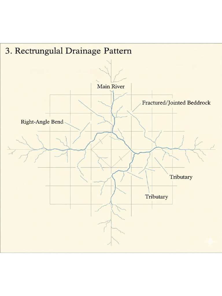 Pola Aliran Sungai Rectangular | PDF