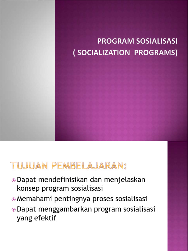 Effective Employee Socialization Programs | PDF | Industrial And ...
