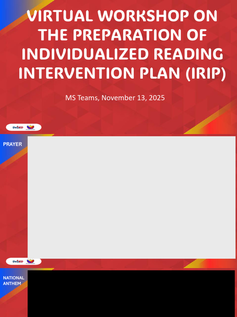 IRIP Workshop on Reading Interventions | PDF | Applied Linguistics ...