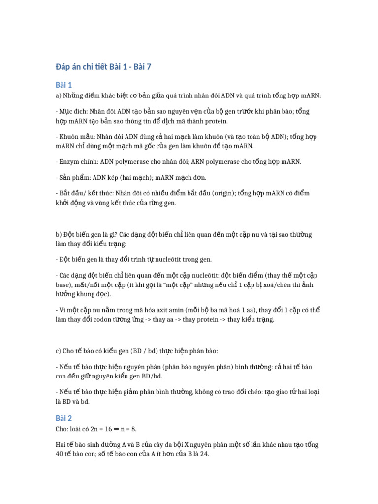 Dapan Baitap 1 7 | PDF