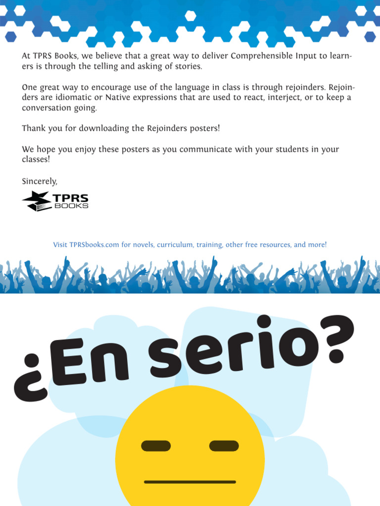 Essential Rejoinders for Language Classes | PDF