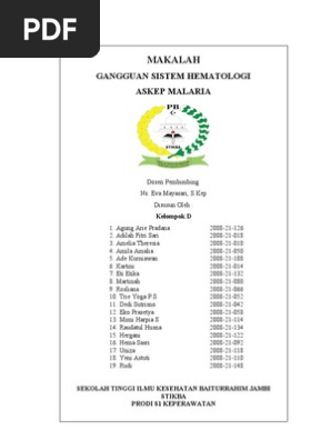 Makalah Malaria