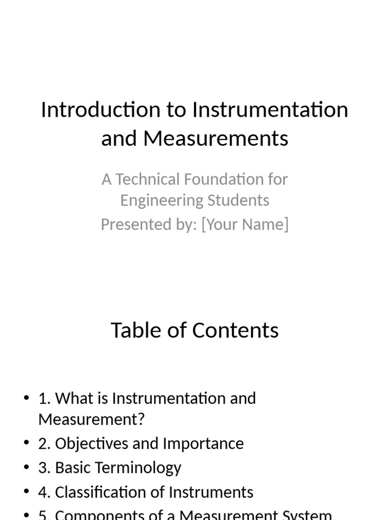 Introduction to Instrumentation Basics | PDF | Sensor | Calibration