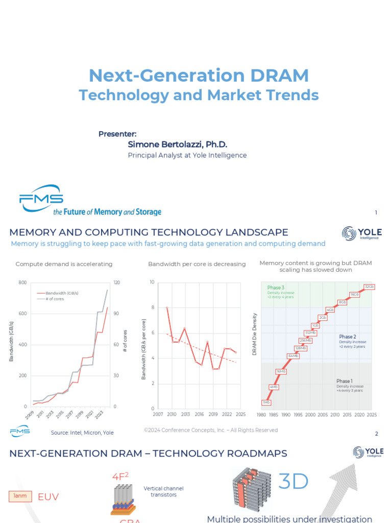 Next-Gen DRAM Technology Insights | PDF | Computer Memory | Dynamic ...