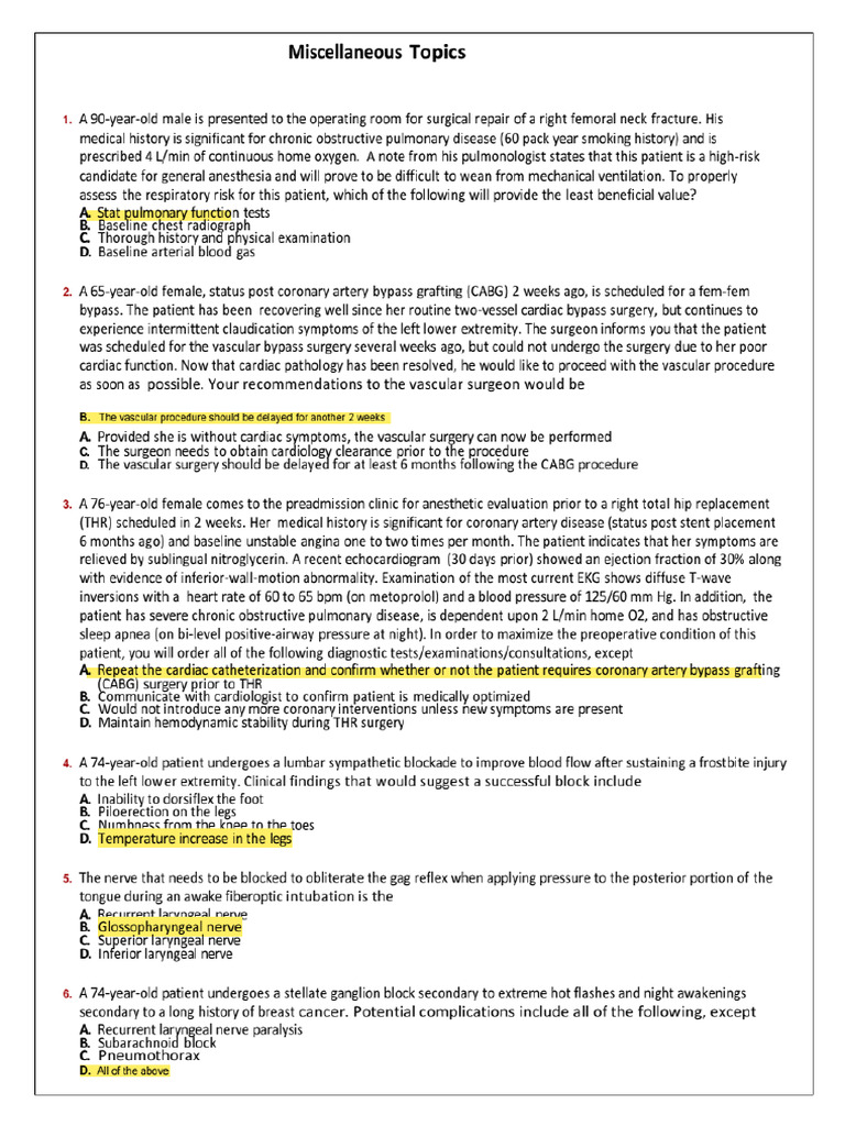 Miscellaneous Topics | PDF