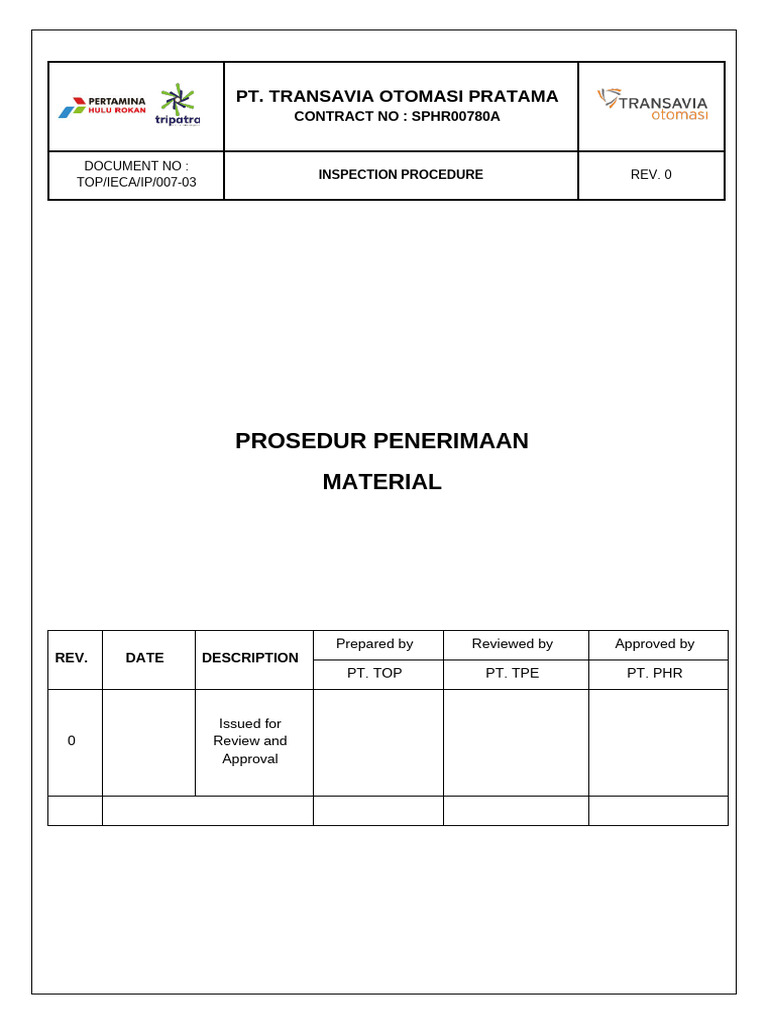 Receiving Material Procedure Guide | PDF | Electrostatic Discharge