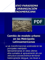 Un Nuevo Paradigma en La Urbanización Latinoamericana