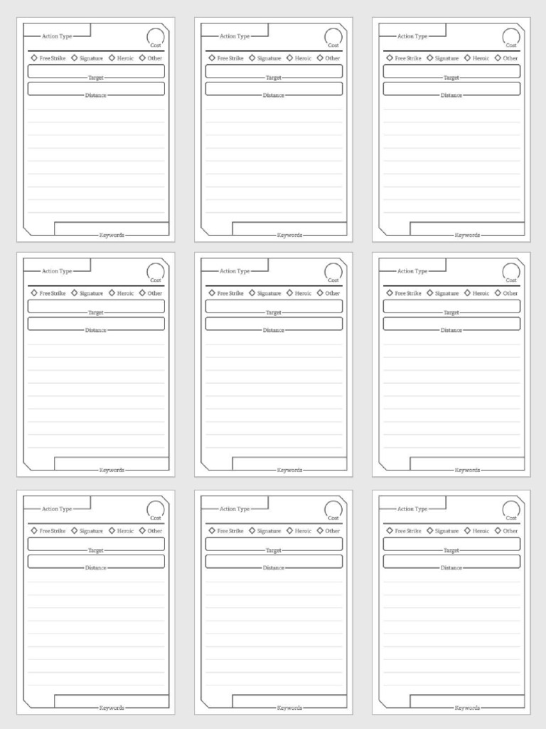 Ability Cards (Print) | PDF