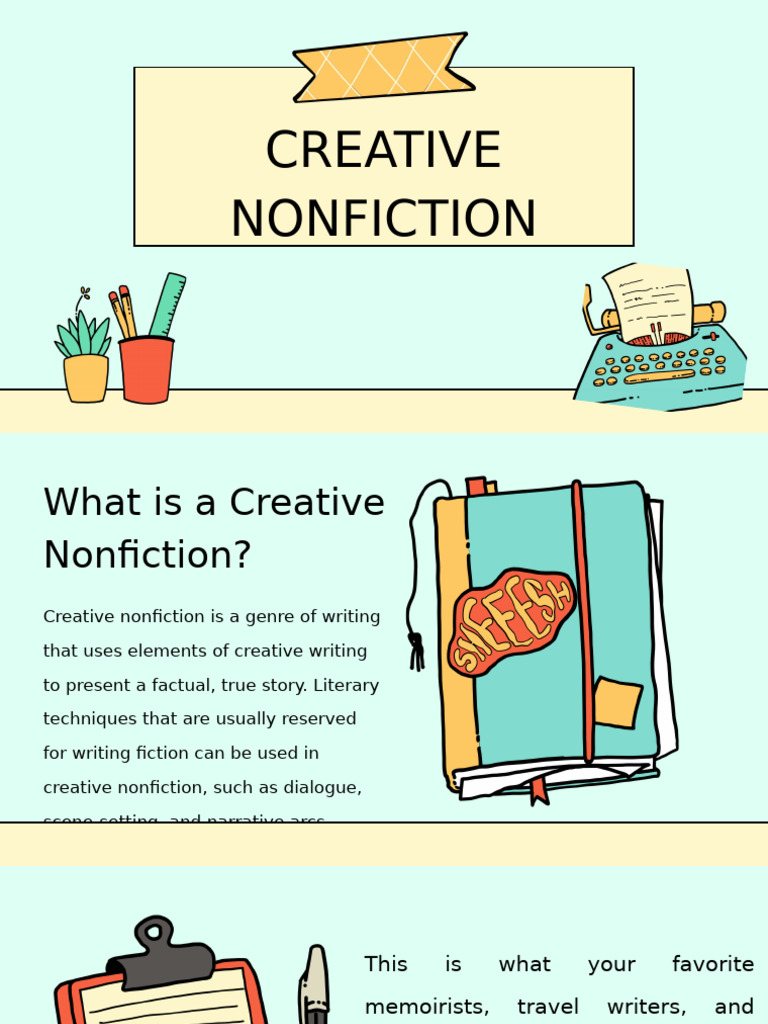 Understanding Creative Nonfiction Writing | PDF | Creative Nonfiction ...