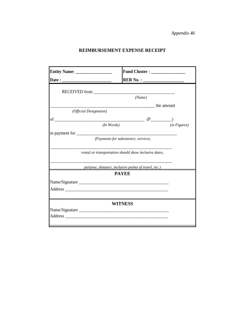 Annex E For Receipt | PDF